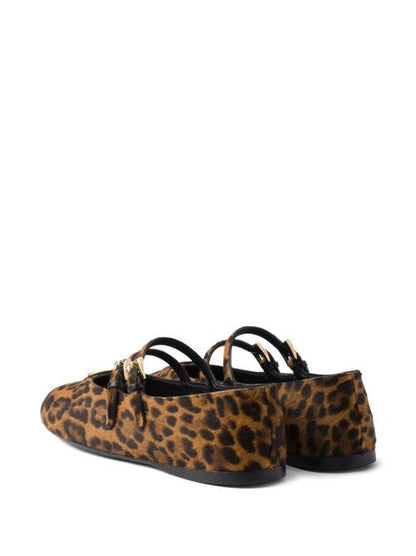 PRINTED LEATHER BALLETS