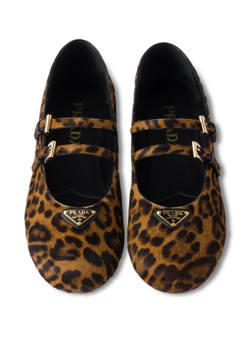 PRINTED LEATHER BALLETS