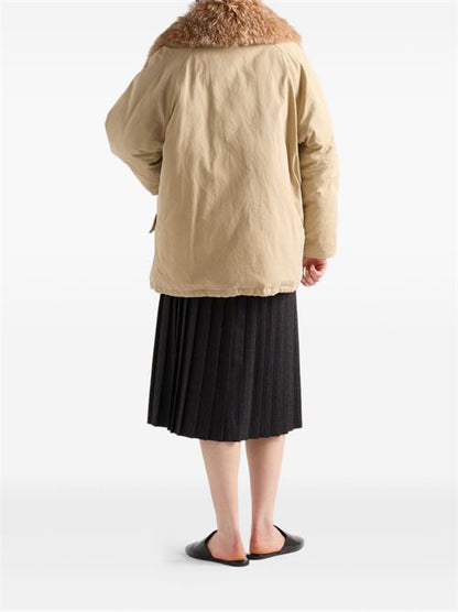 FLANNEL PLEATED SKIRT