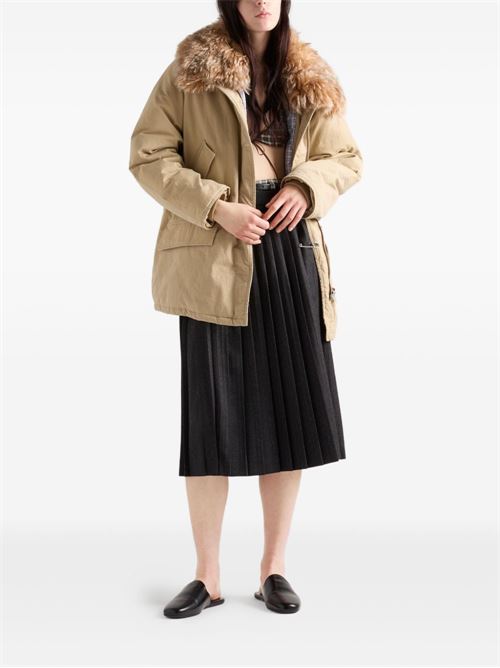 FLANNEL PLEATED SKIRT