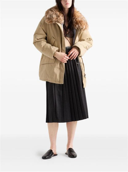 FLANNEL PLEATED SKIRT
