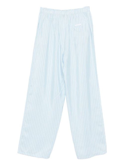 COTTON BLEND TROUSERS