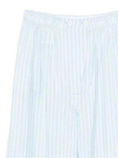 COTTON BLEND TROUSERS