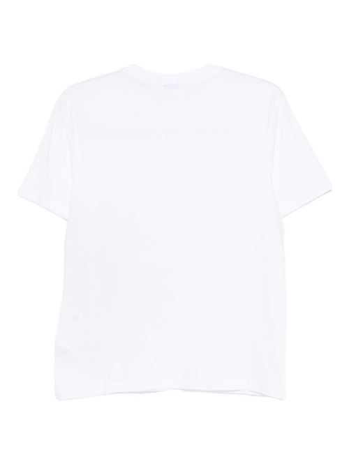 ZINNIA PRINT COTTON T-SHIRT