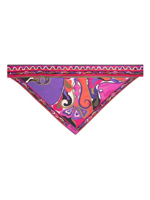 PRINTED SILK FOULARD