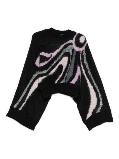 WOOL PRINTED SWEATER