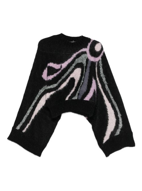WOOL PRINTED SWEATER