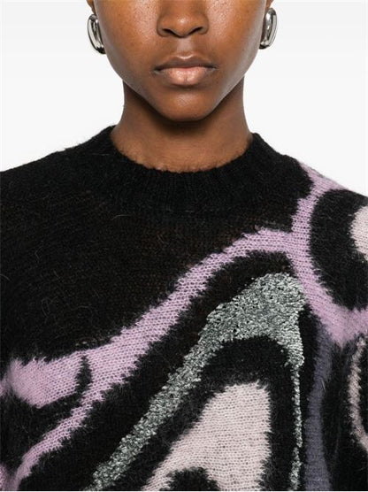 WOOL PRINTED SWEATER