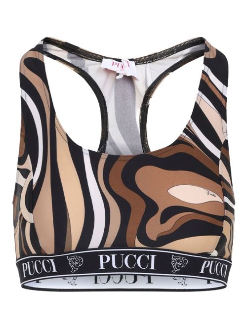 PRINTED GYM BRA