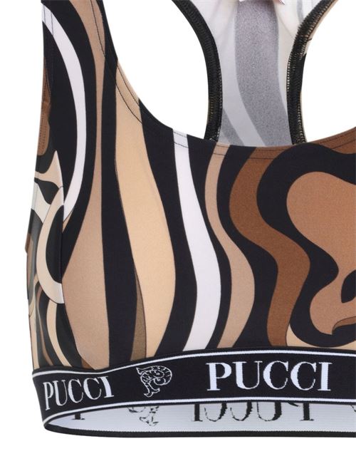 PRINTED GYM BRA