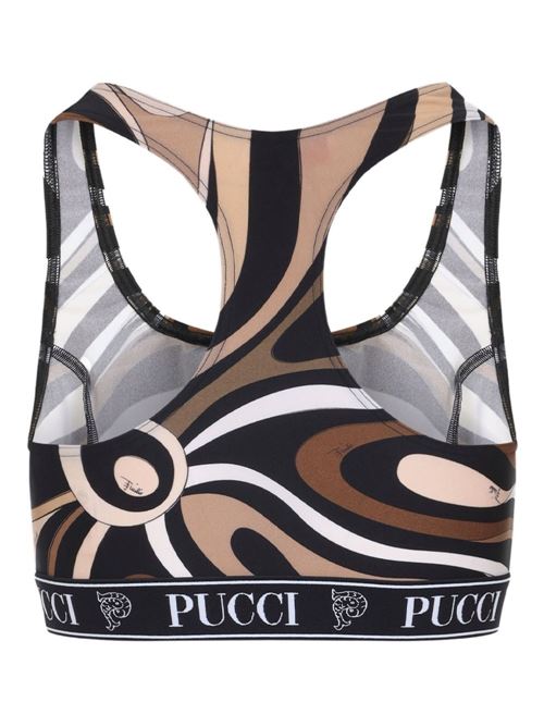 PRINTED GYM BRA