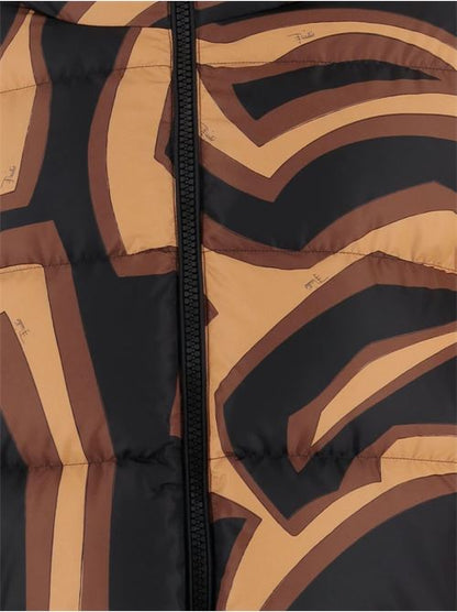 PRINTED NYLON DOWN JACKET