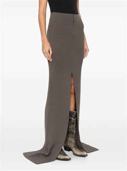 WOOL LONG SKIRT