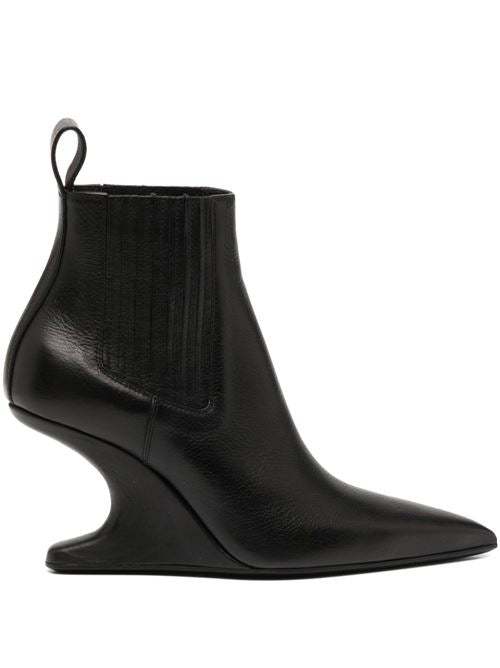 LEATHER ANKLE BOOTS
