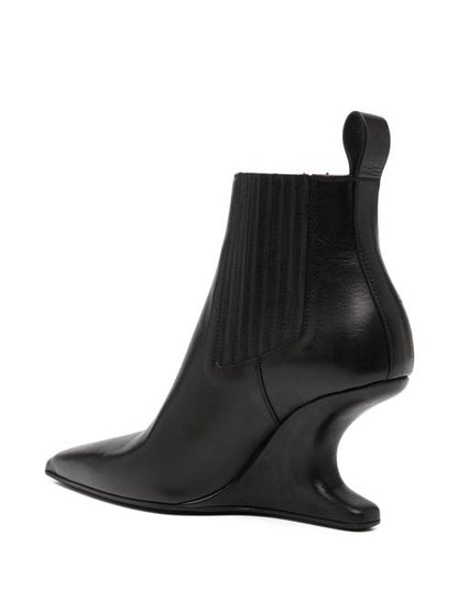 LEATHER ANKLE BOOTS
