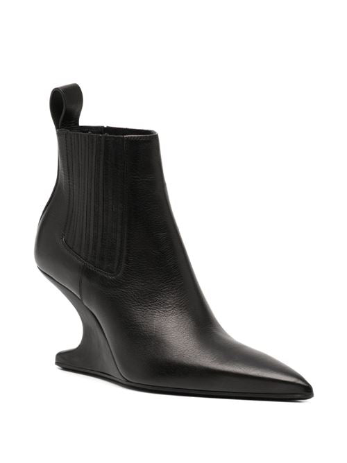 LEATHER ANKLE BOOTS