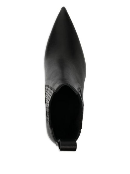 LEATHER ANKLE BOOTS