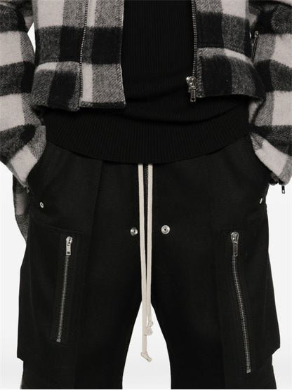 WOOL CARGO TROUSERS