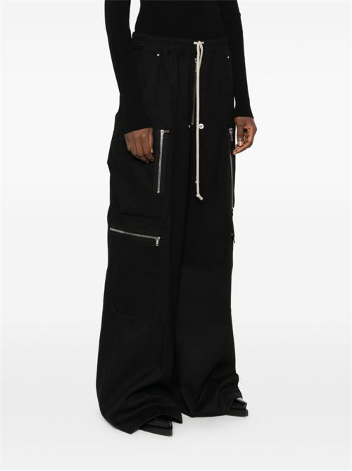 WOOL CARGO TROUSERS