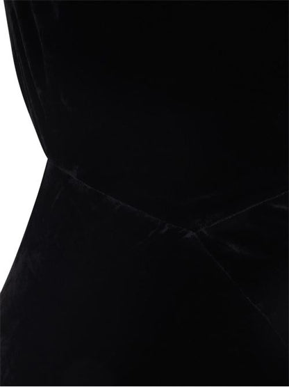 VELVET LONG DRESS