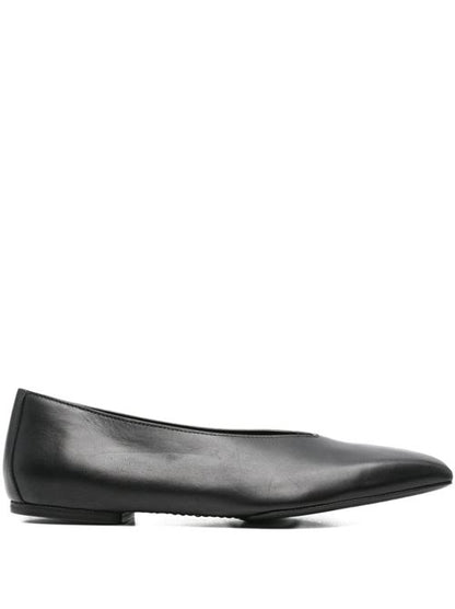 LEATHER BALLET FLATS