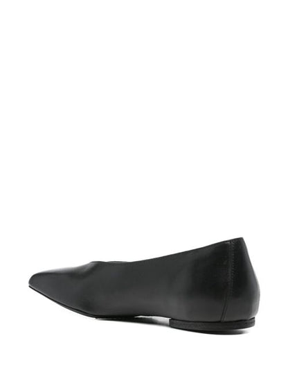 LEATHER BALLET FLATS