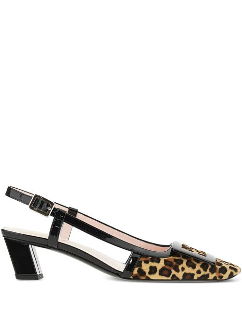 BELLE VIVIER PONY SLINGBACK PUMPS
