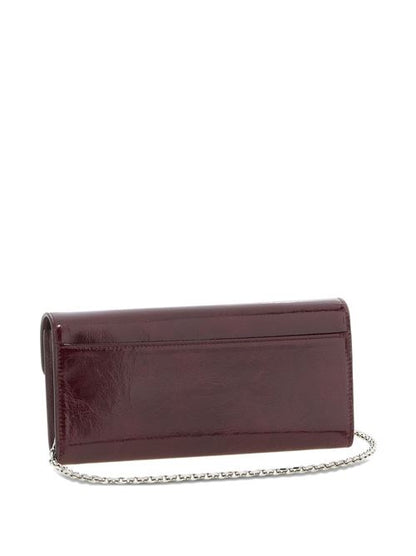 BELLE VIVIER PATENT LEATHER WALLET ON CHAIN