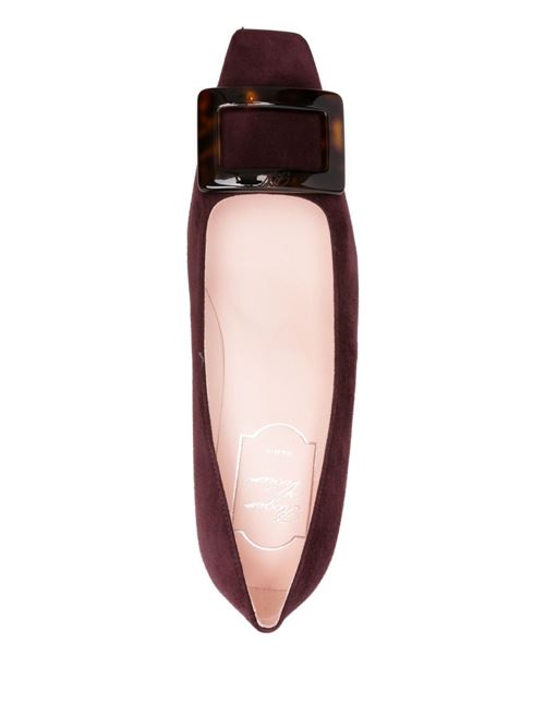 BELLE VIVIER TURTLE LEATHER PUMPS