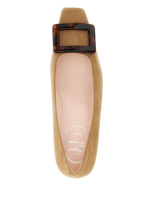 BELLE VIVIER TURTLE LEATHER PUMPS