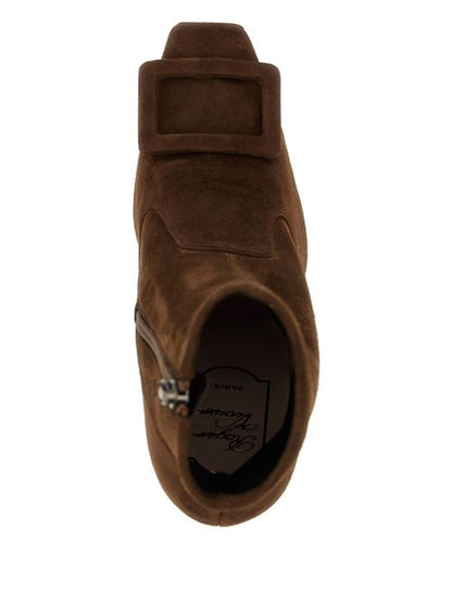 TROMPETTE SUEDE LEATHER BOOTS