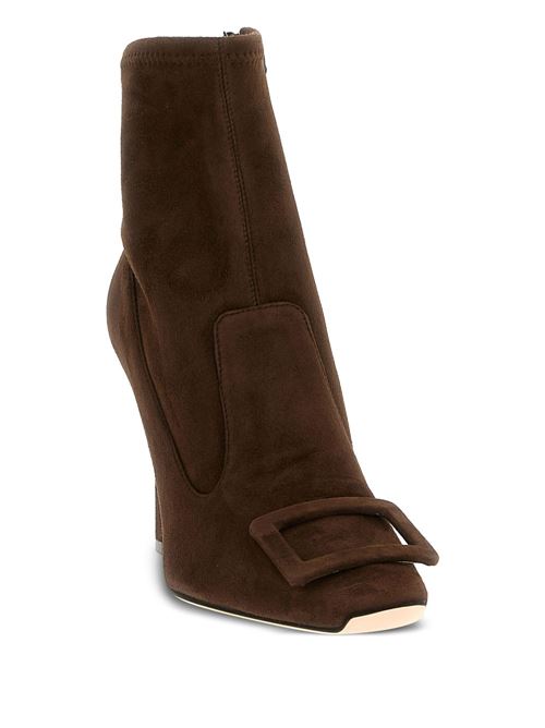 TROMPETTE SUEDE LEATHER BOOTS