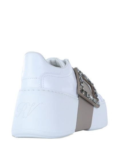 VIV SKATE HIGH STRASS LEATHER SNEAKERS