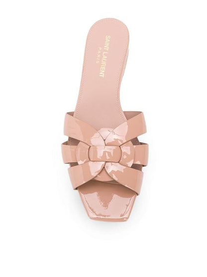 TRIBUTE LEATHER FLAT SANDALS