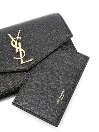 UPTOWN LEATHER WALLET ON CHAIN