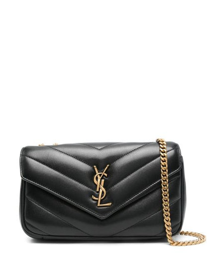 LOULOU SMALL LEATHER SHOULDER BAG