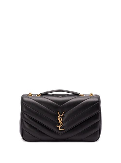 LOULOU MEDIUM LEATHER SHOULDER BAG