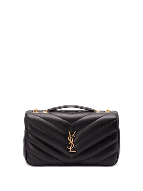 LOULOU MEDIUM LEATHER SHOULDER BAG