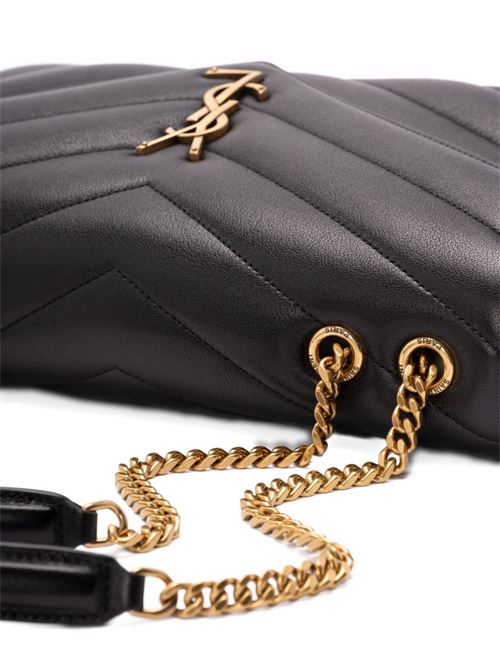 LOULOU MEDIUM LEATHER SHOULDER BAG