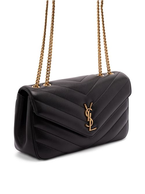 LOULOU MEDIUM LEATHER SHOULDER BAG