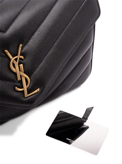 LOULOU MEDIUM LEATHER SHOULDER BAG