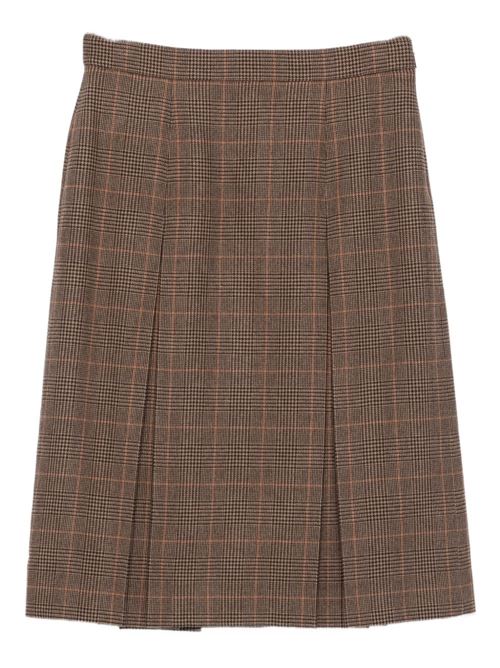 WOOL CASHMERE MIDI SKIRT