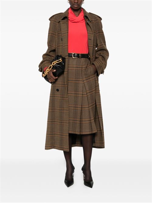 WOOL CASHMERE MIDI SKIRT