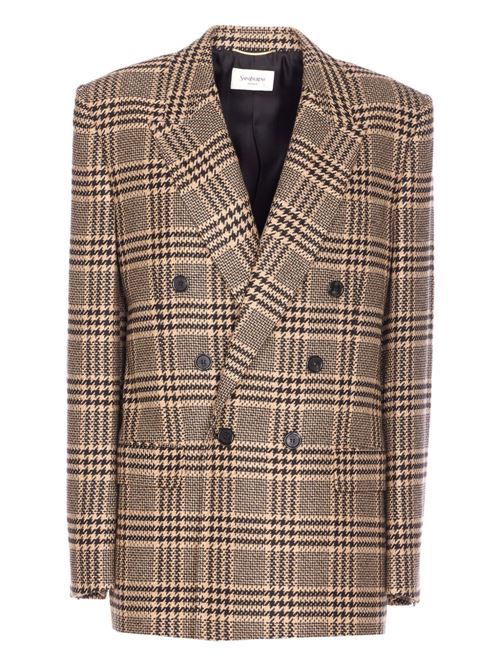 CASHMERE AND SILK DOUBLE-BREASTED JACKET