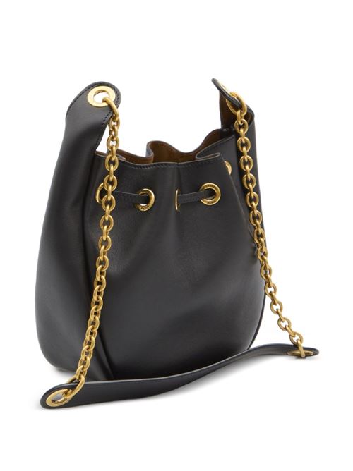 SUPPLE LEATHER BUCKET BAG