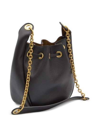 SUPPLE LEATHER BUCKET BAG