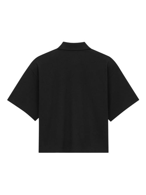OVERSIZED COTTON POLO SHIRT