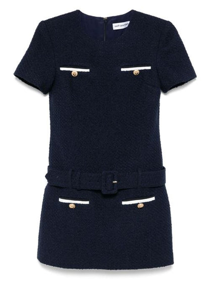 BOUCLE MINI DRESS