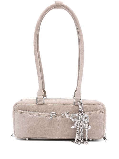 SUEDE LEATHER SHOULDER BAG