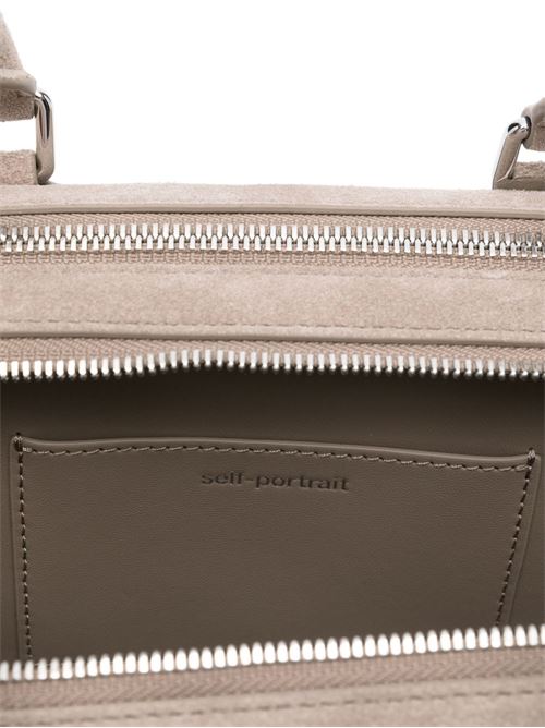 SUEDE LEATHER SHOULDER BAG